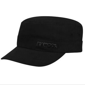 BNWT Kangol Cotton Twill Army Cap Hat, Black size L-XL